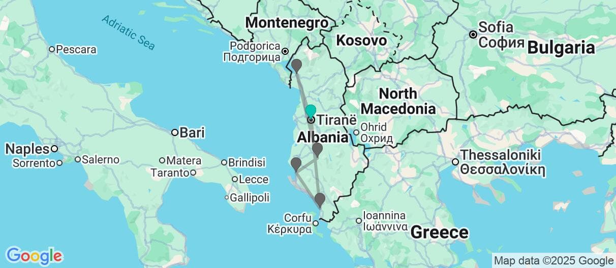 Trip map