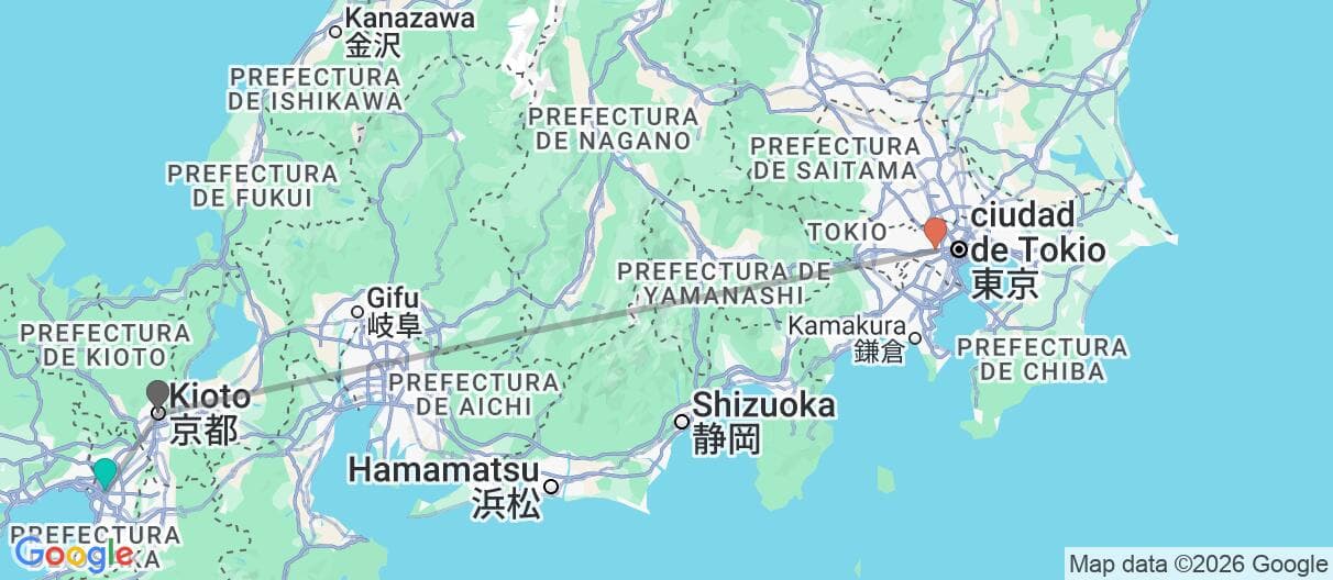Mapa del viaje