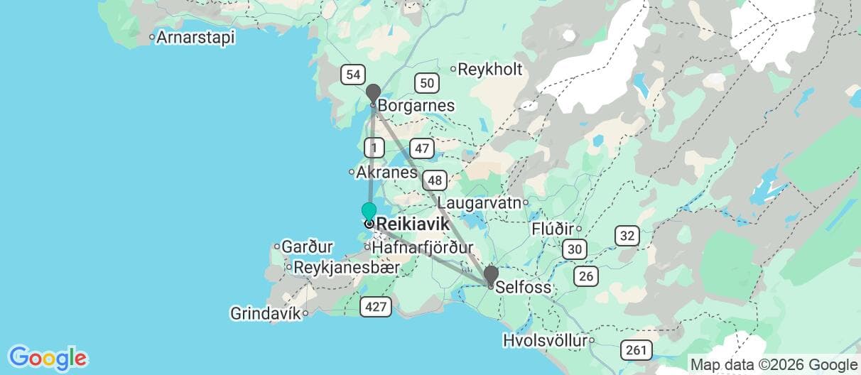 Mapa del viaje