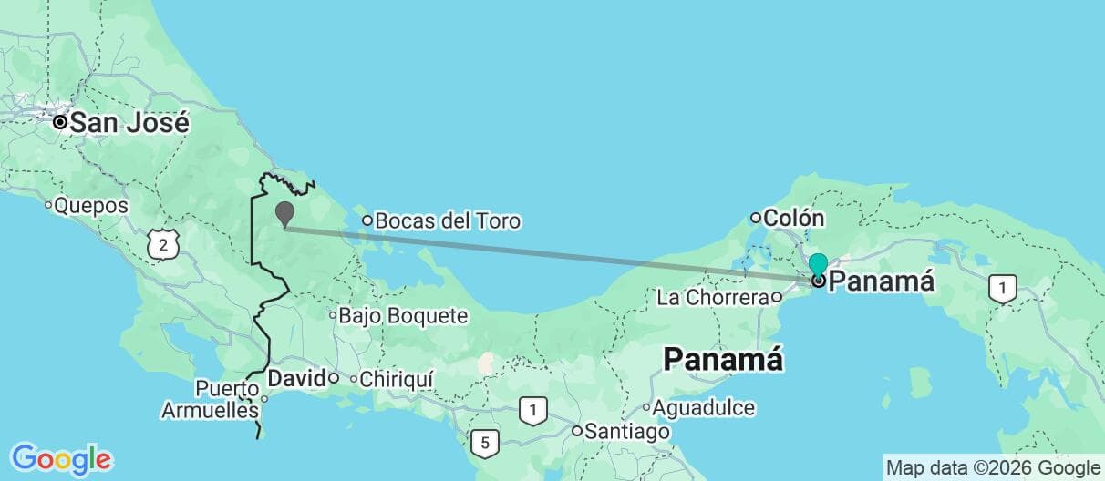 Mapa del viaje