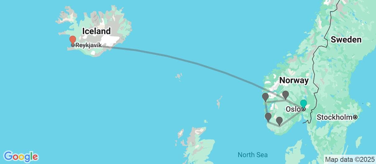 Trip map