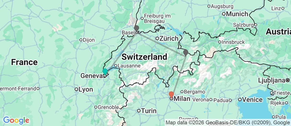 Trip map