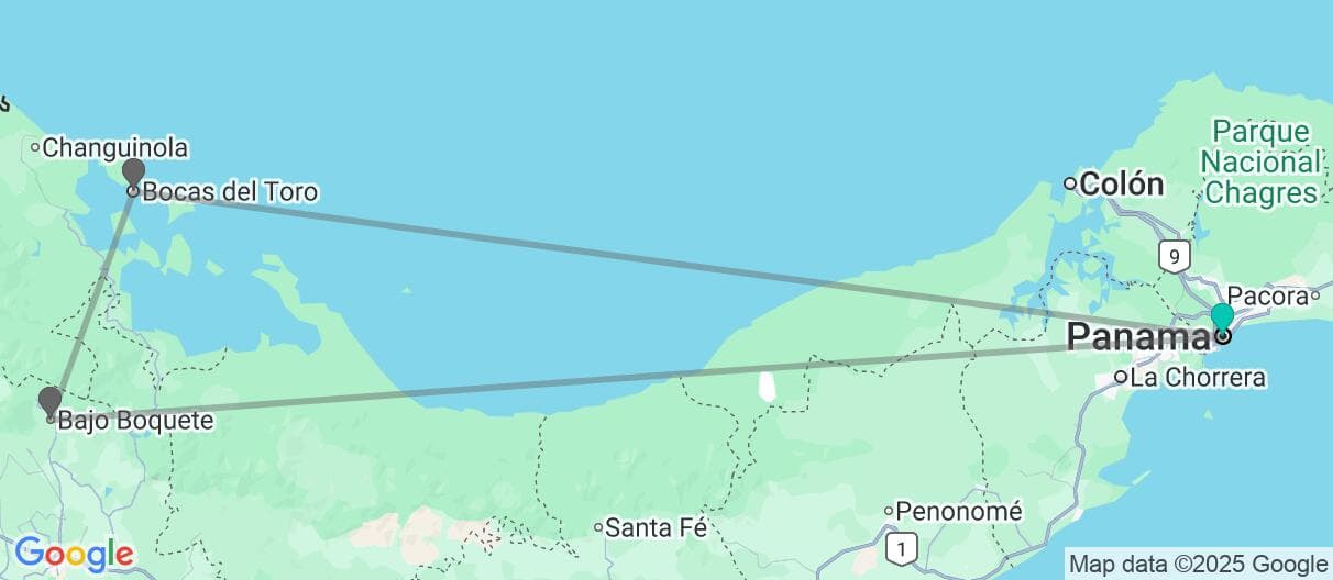Carte du voyage