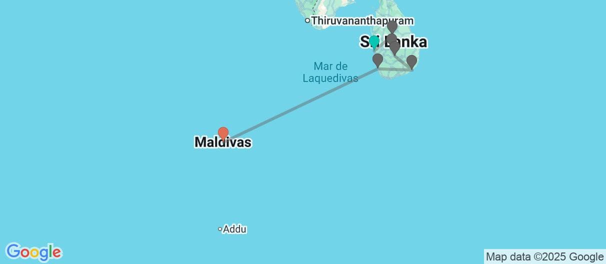 Mapa del viaje