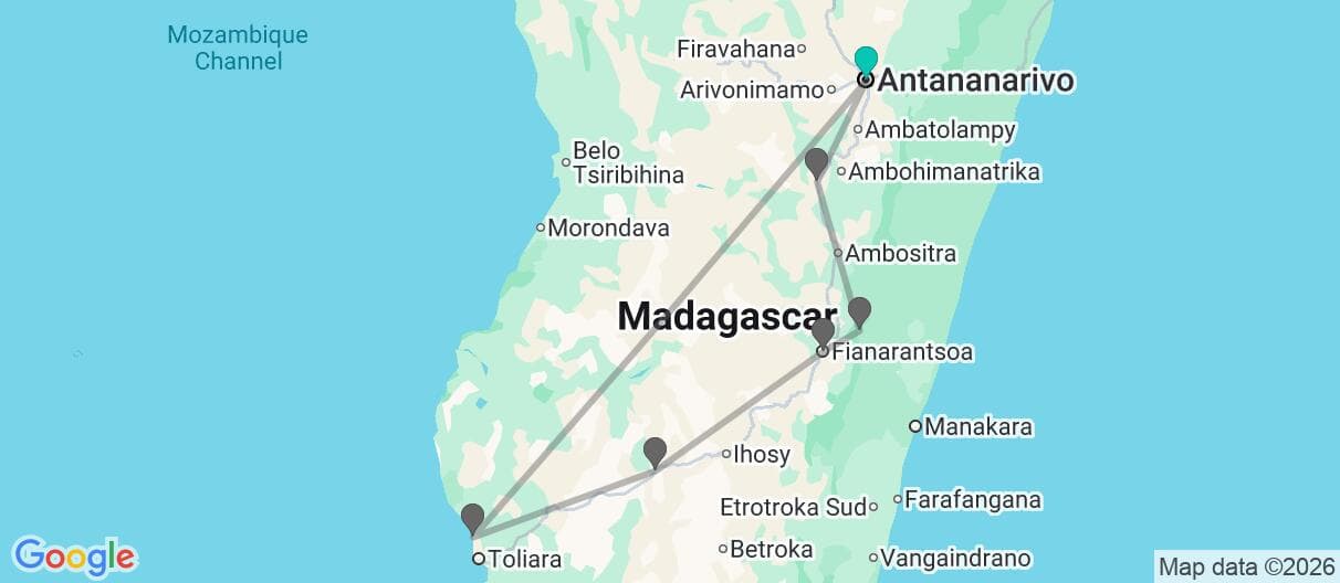 Trip map
