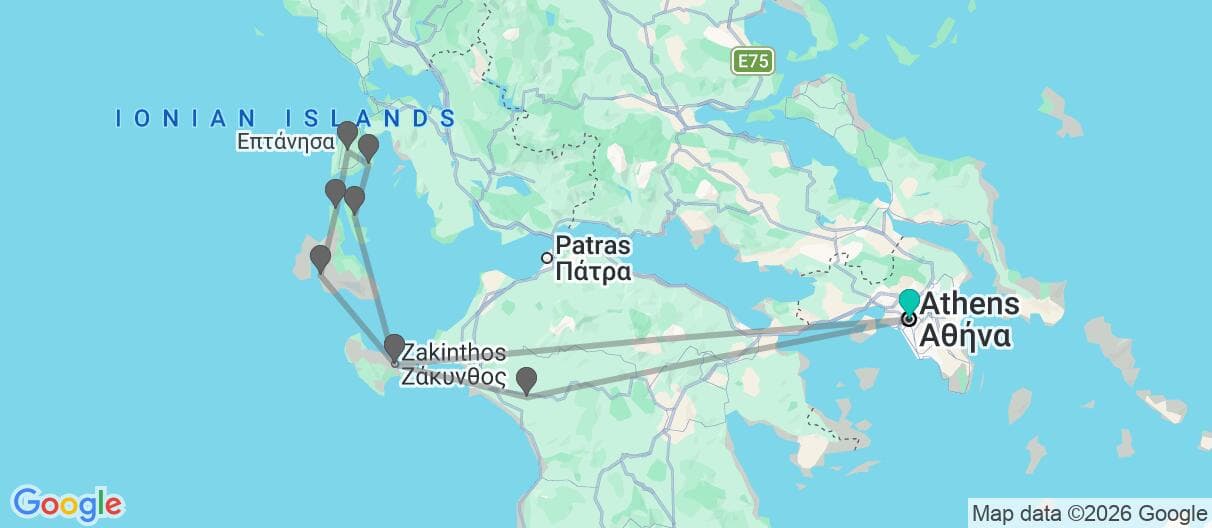 Trip map