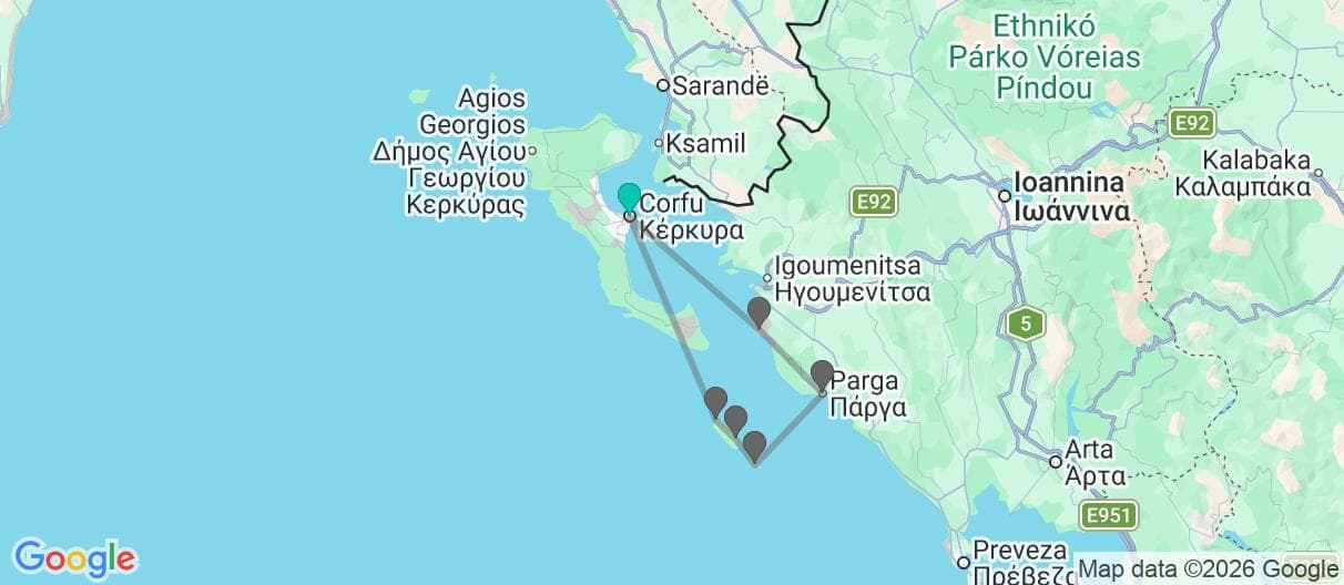 Trip map