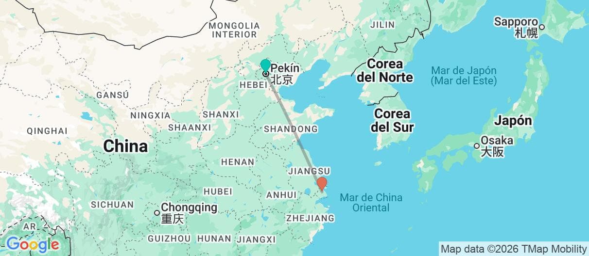 Mapa del viaje