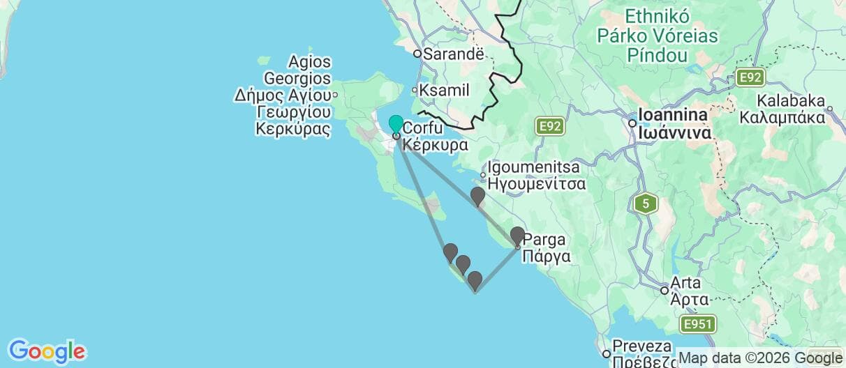 Trip map