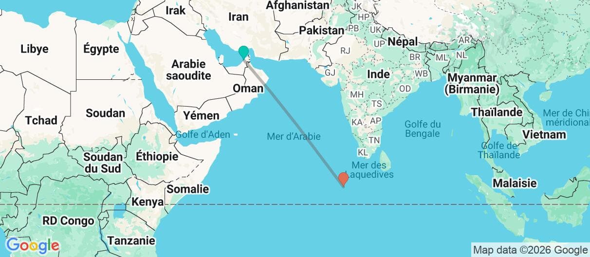 Carte du voyage