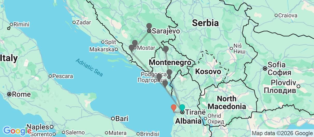 Trip map