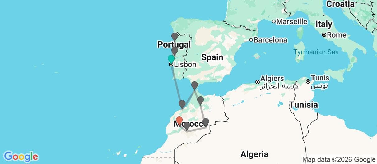 Trip map