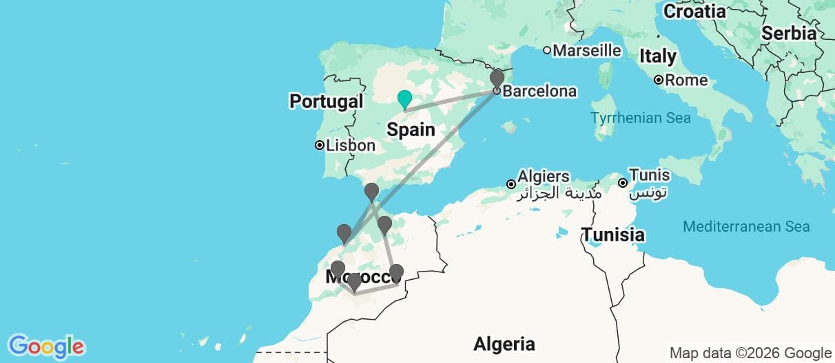 Trip map