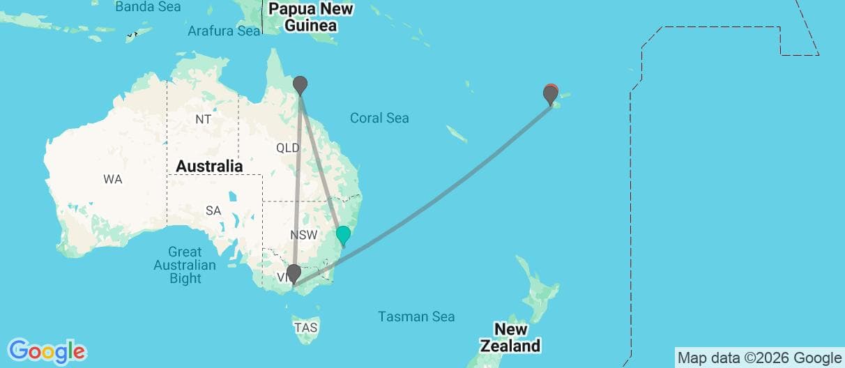 Trip map