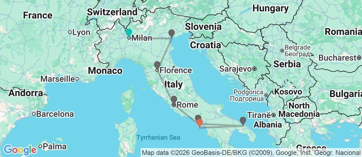 Trip map