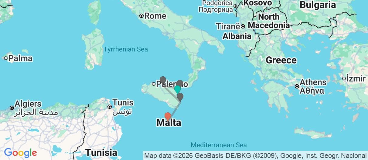 Carte du voyage