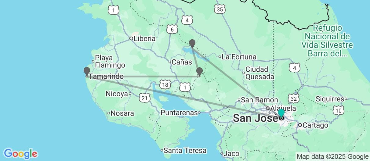 Trip map