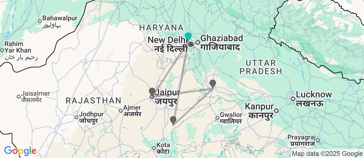 Trip map