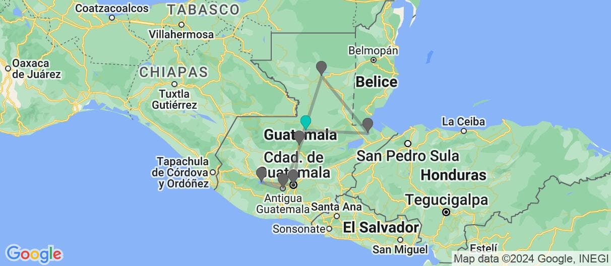 Map of La Tierra de la Eterna Primavera