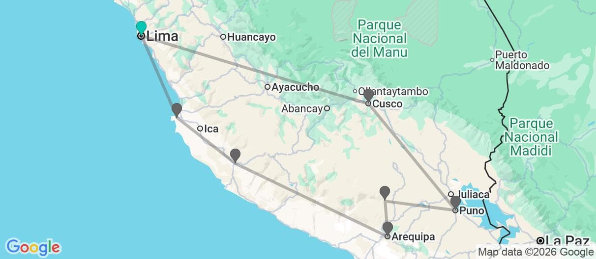 Trip map