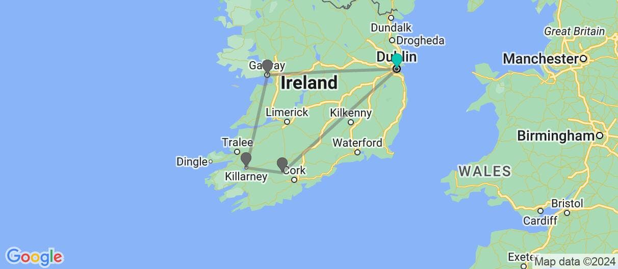 Map of Essence of the Emerald Isle