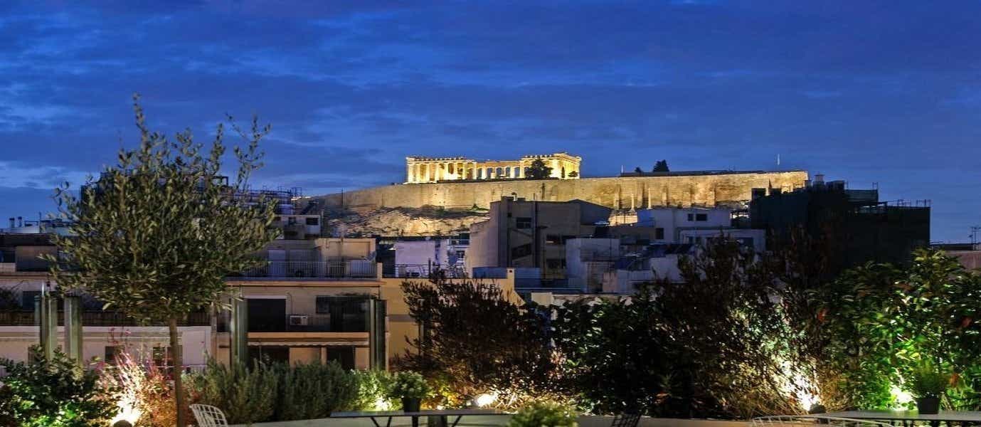 Parthenon views from the hotel in Athens <span class="iconos separador"></span> Greece