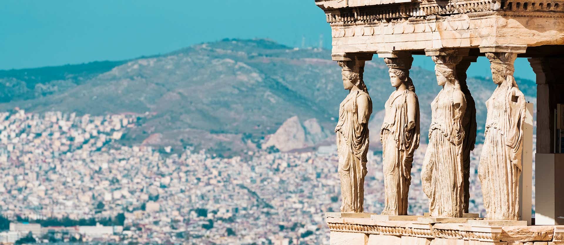 Las Cariátides <span class="iconos separador"></span> Acrópolis de Atenas 