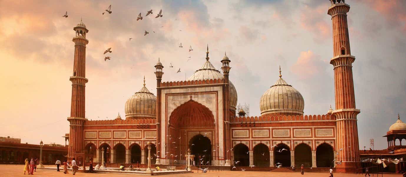Mezquita Real Jama Masjid <span class="iconos separador"></span> Delhi