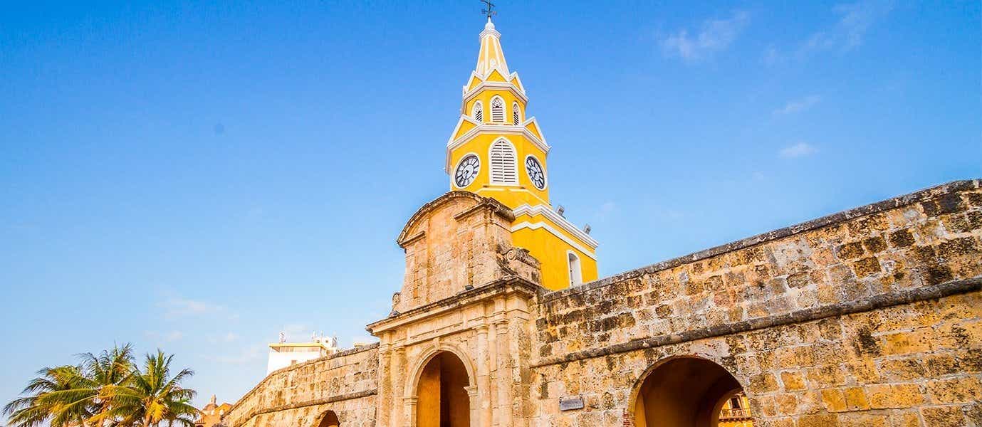 Puerta y Torre del Reloj <span class="iconos separador"></span> Cartagena de Indias