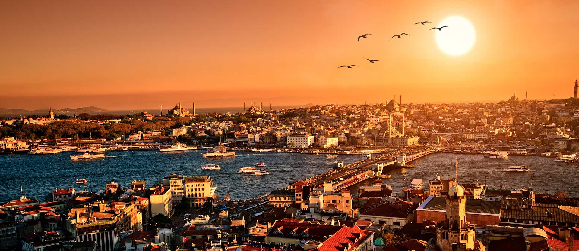 <span class="iconos separador"></span> Sunset over Istanbul <span class="iconos separador"></span>