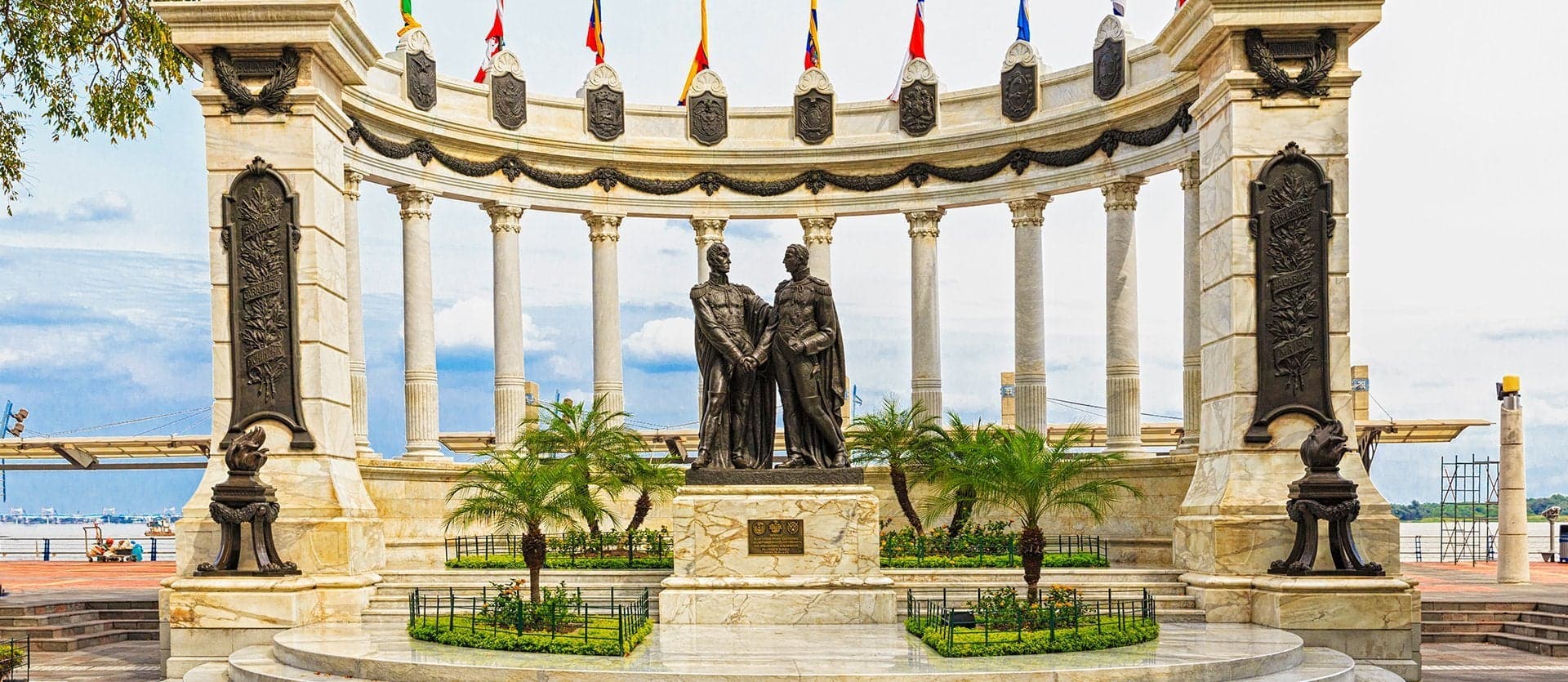 Mémorial Bolivar & San Martin <span class="iconos separador"></span> Guayaquil <span class="iconos separador"></span> Équateur