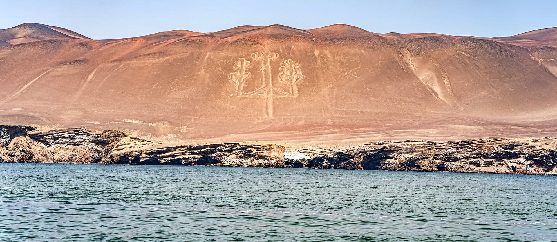 Le Candélabre, l'une des lignes de Nazca <span class="iconos separador"></span> Paracas