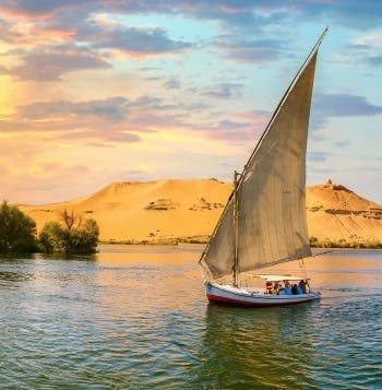 Nil-Kreuzfahrt mit Vollpension & Pyramiden