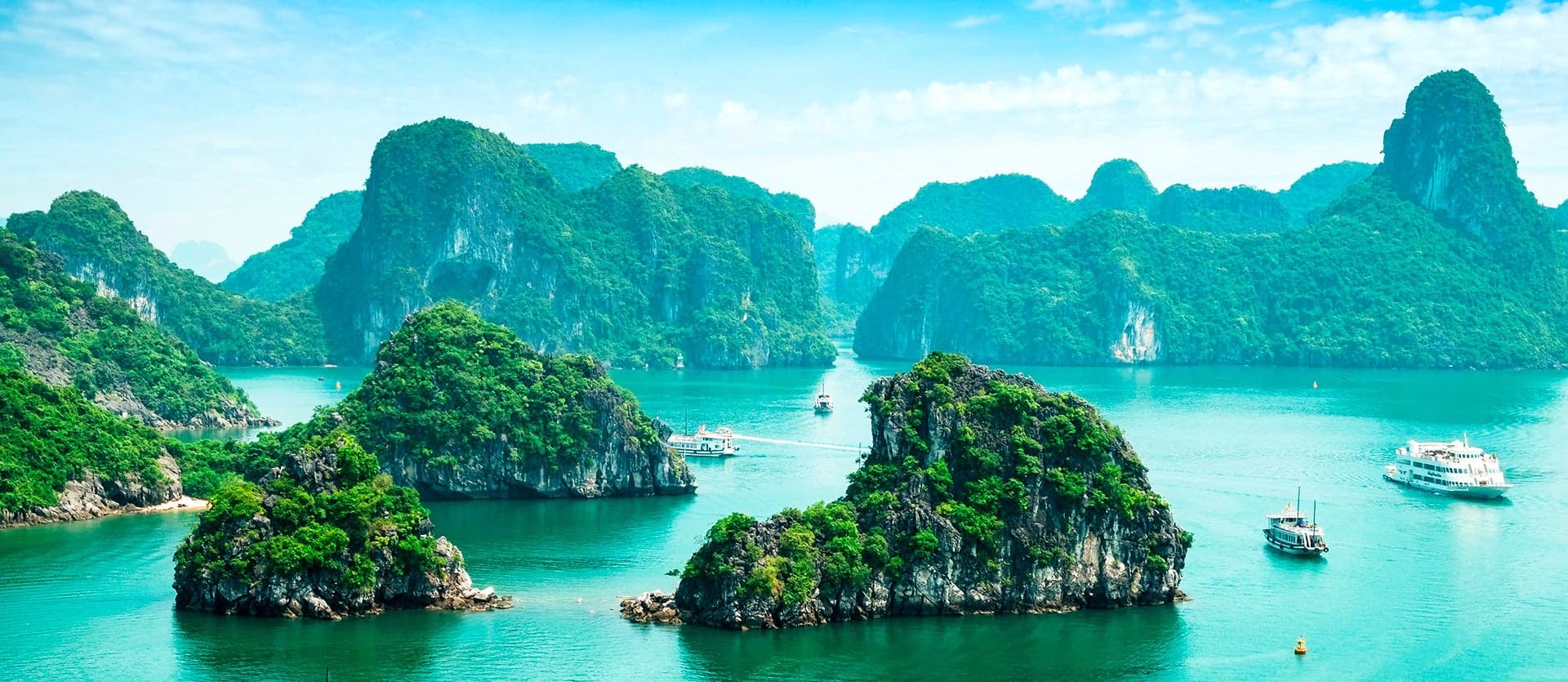 Panorámica de la bahía de Ha-Long <span class="iconos separador"></span> Quảng Ninh <span class="iconos separador"></span> Vietnam