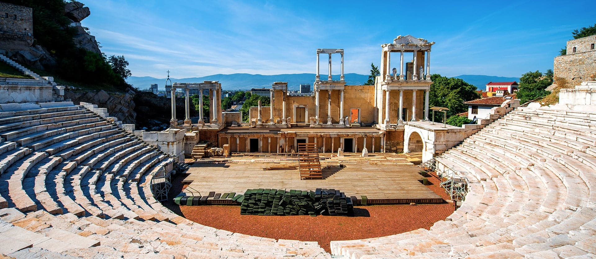 Roman theatre of Philippopolis in Plovdiv <span class="iconos separador"></span> Plovdiv <span class="iconos separador"></span> Bulgaria