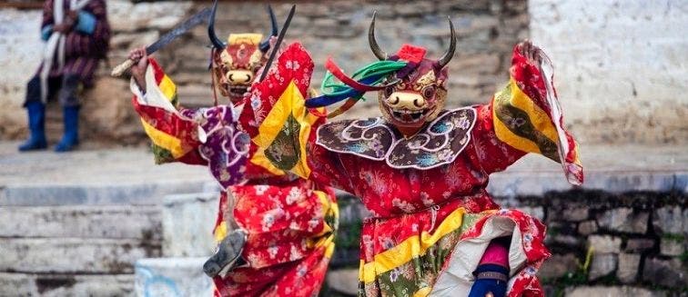 Fiestas populares en  Bután