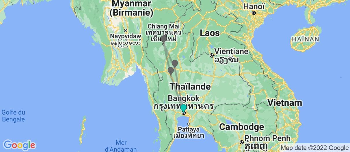 Map of Royaume de Siam