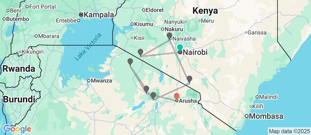 Trip map