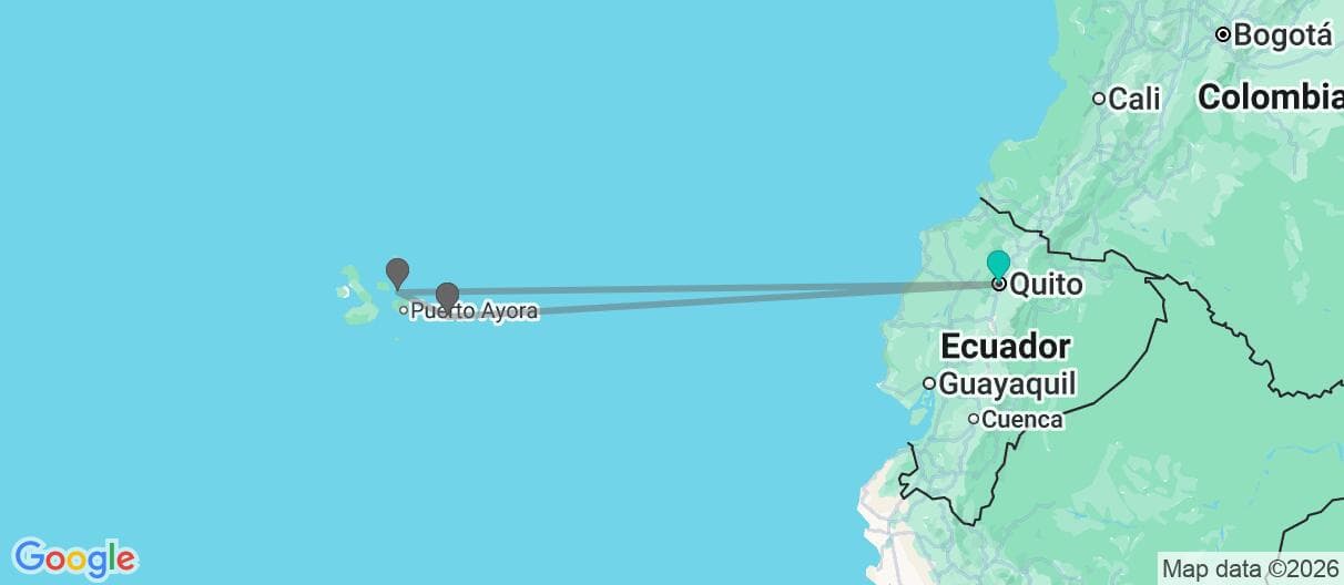 Mapa del viaje