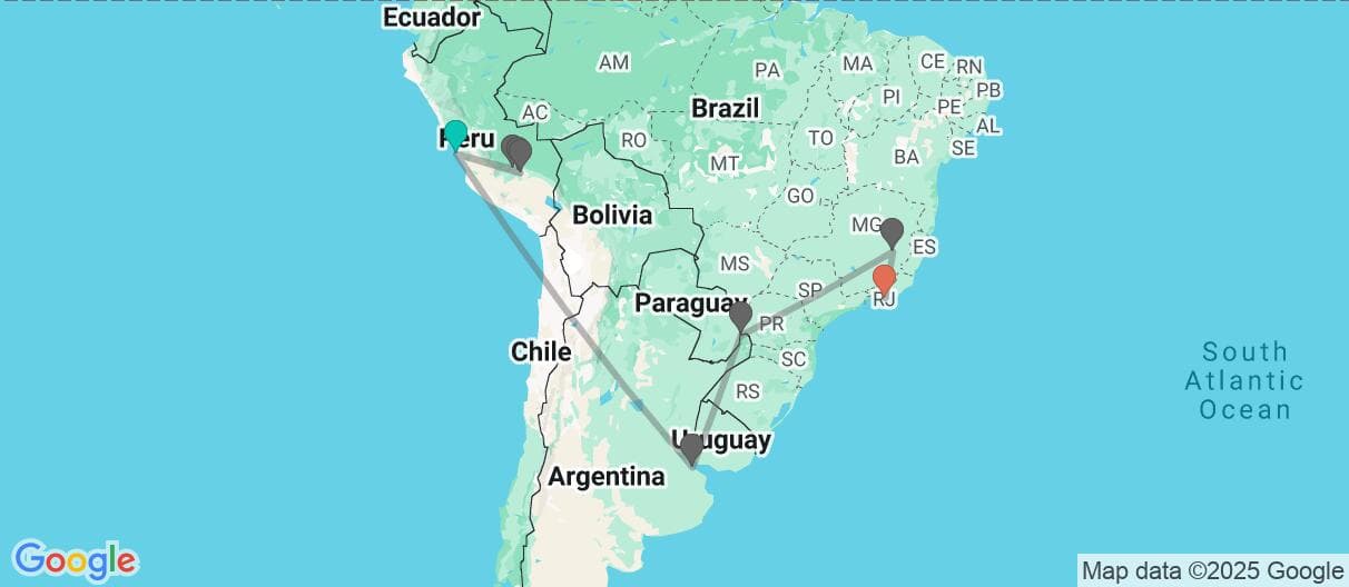 Trip map