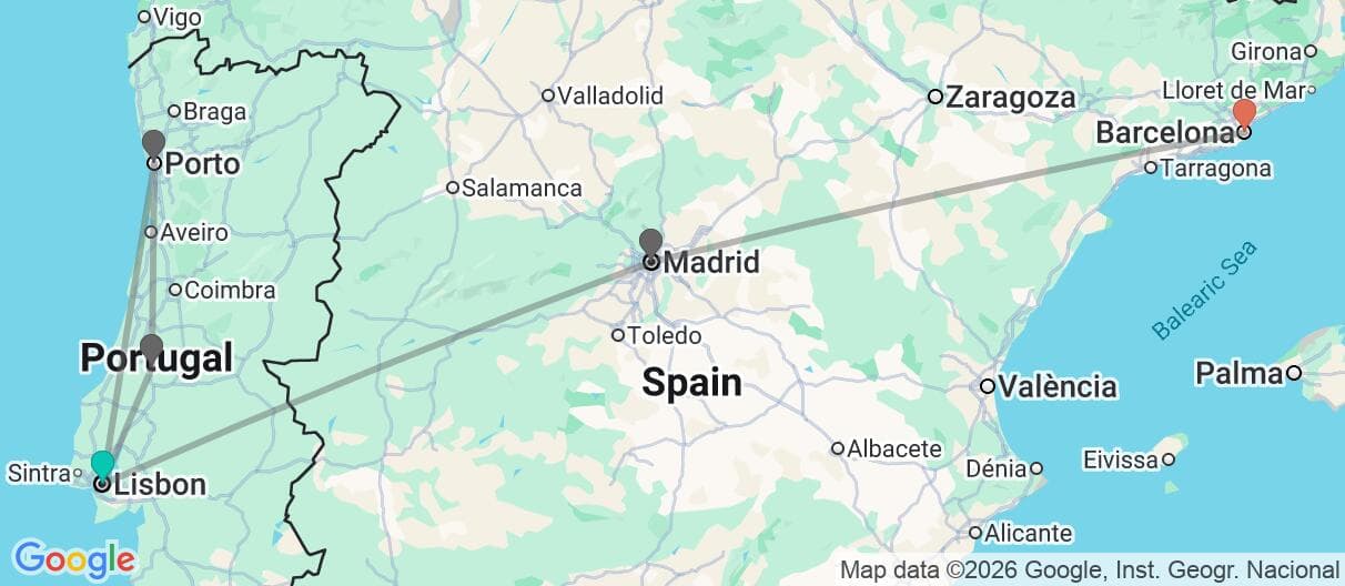 Trip map