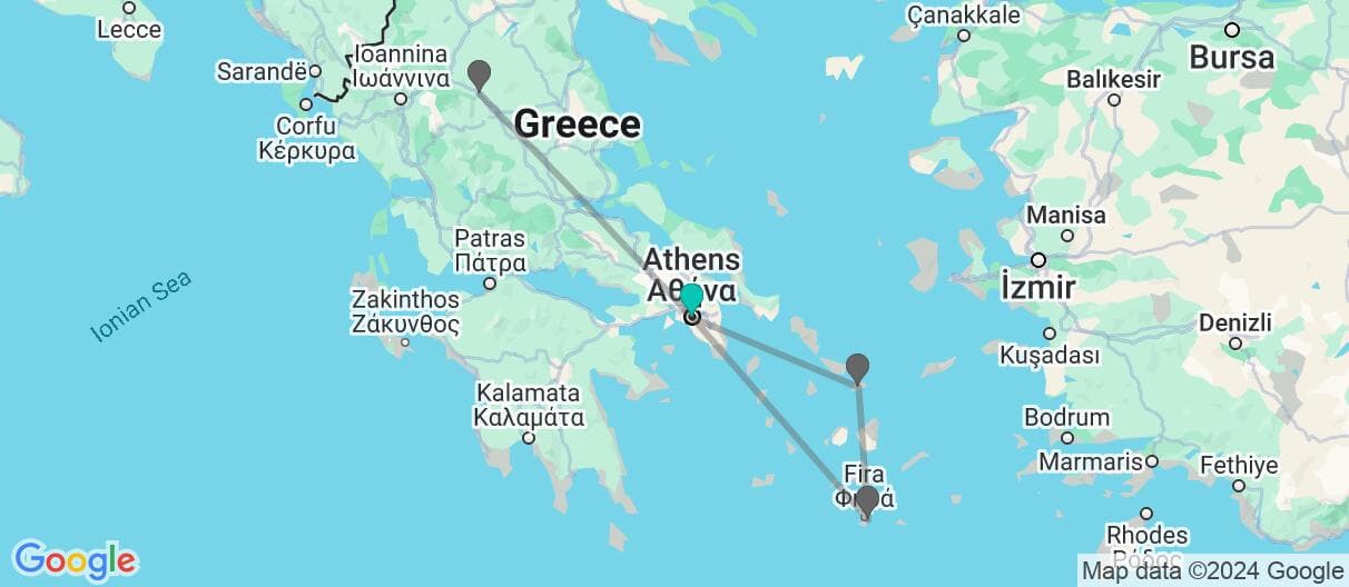 Trip map