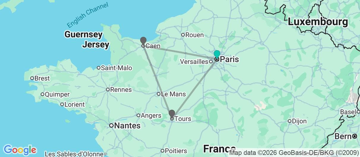 Trip map