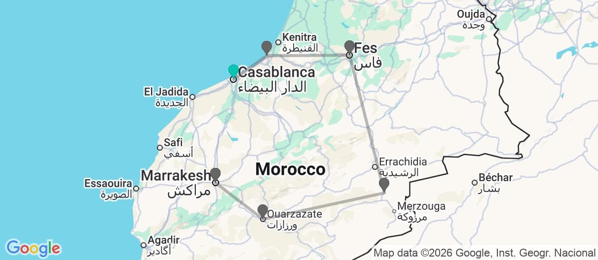 Trip map