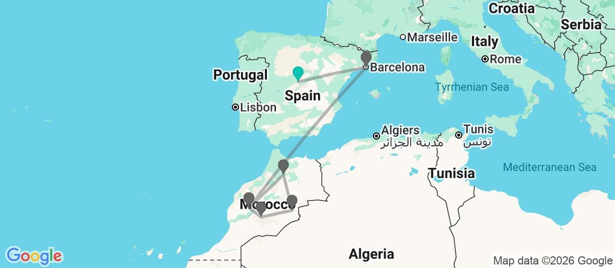 Trip map