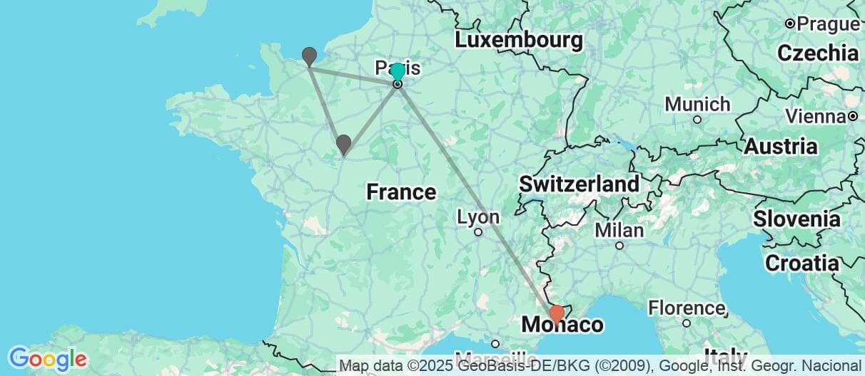 Trip map