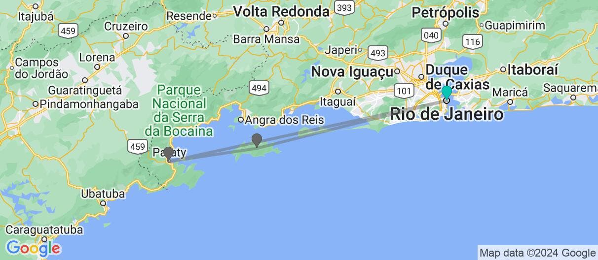 Map of Rio, Lush Islands & Colonial Treasures