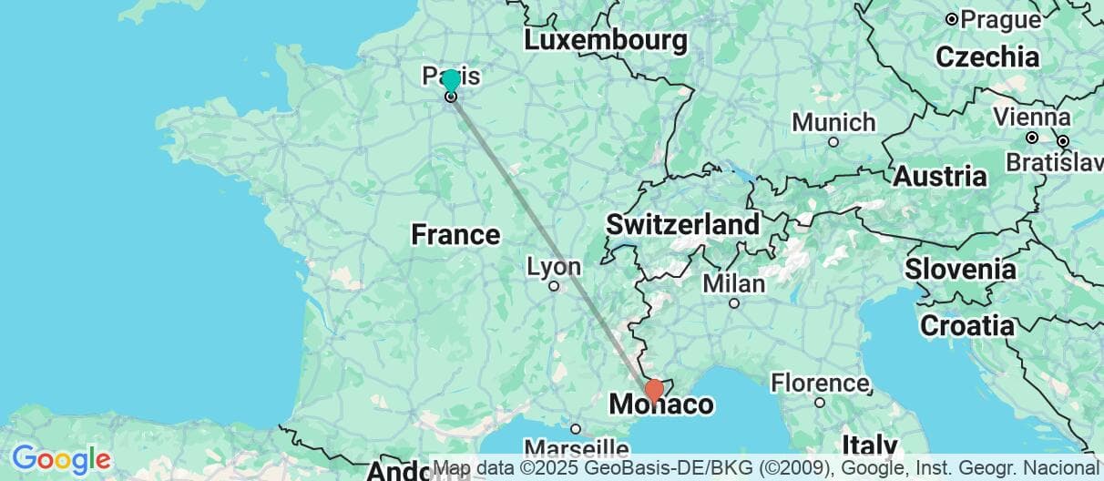 Trip map
