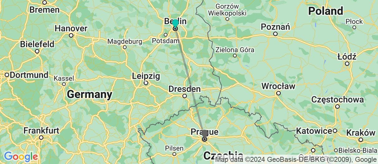 Map of The Magic of Christmas in Berlin & Prague