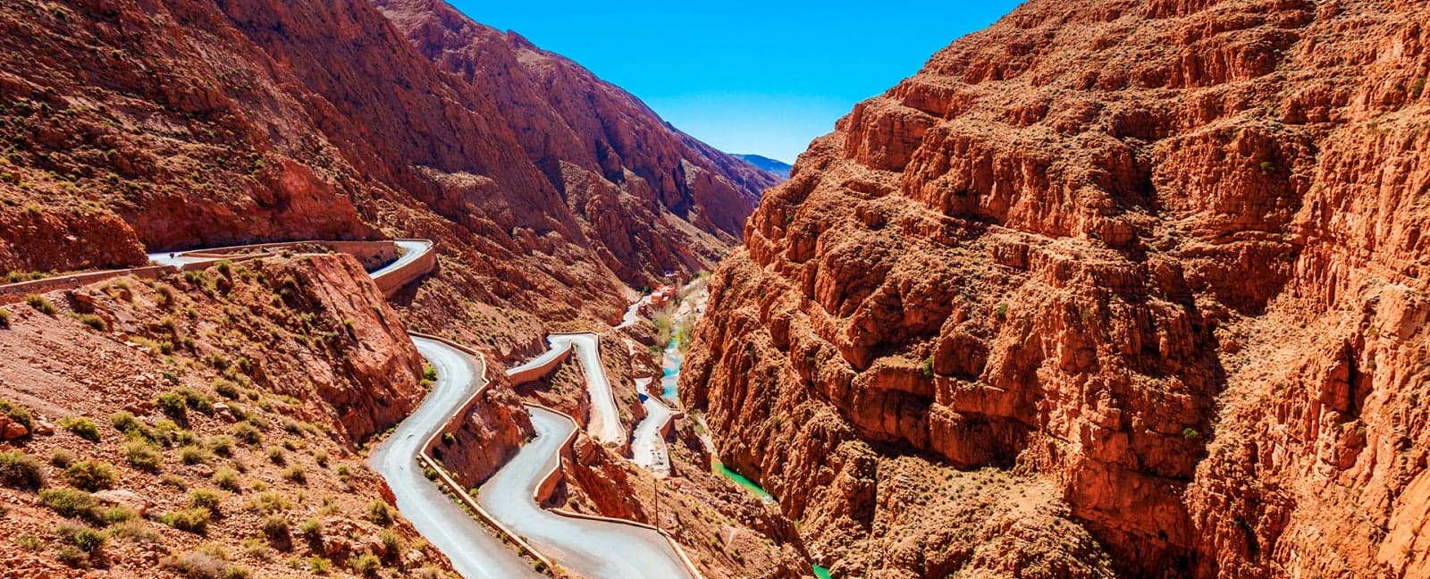 Erfoud - Gorges de Todgha - Vallée du Dadès - Kalaat M'Gouna - Ouarzazate